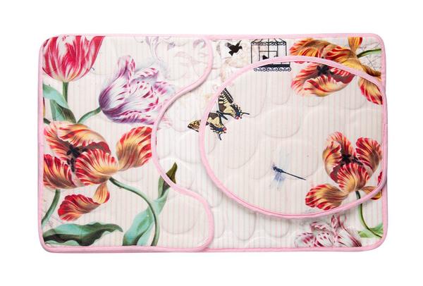 Dekonaz 3 Parça Banyo Klozet Paspas Seti | GP-0025Dekonaz 3 Parça Banyo Klozet Paspas Seti | GP-0025