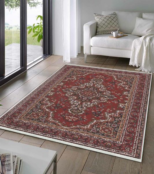 Birkilim Yıkanabilir Dekoratif Halı İpeksi Kaymaz Taban | MLN-IP-SD-524