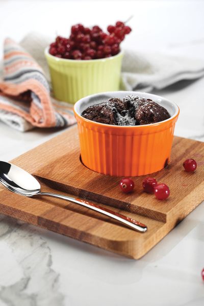 Kütahya Porselen 9 cm Sufle Kasesi Turuncu