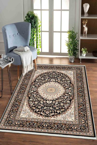 Birkilim Yıkanabilir Dekoratif Halı İpeksi Kaymaz Taban | MLN-IP-HK-089