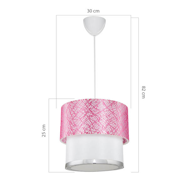 Sarkıt Tekli Pasta Pembe