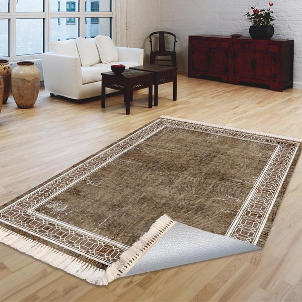 Milano Yıkanabilir Dekoratif Halı Kaymaz Taban | 8mm | MLN-DOT-HT239