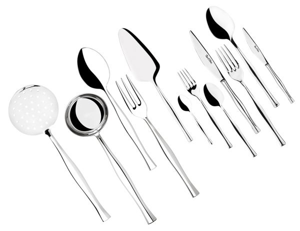 005-01-89 ENSEMBLE DE COUVERTS EN ACIER INOXYDABLE GRENADE