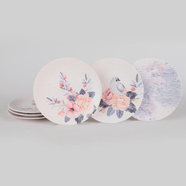 Assiette Service Autmn 25 Cm 6 Pièces - 17970-71-72 | Keramika