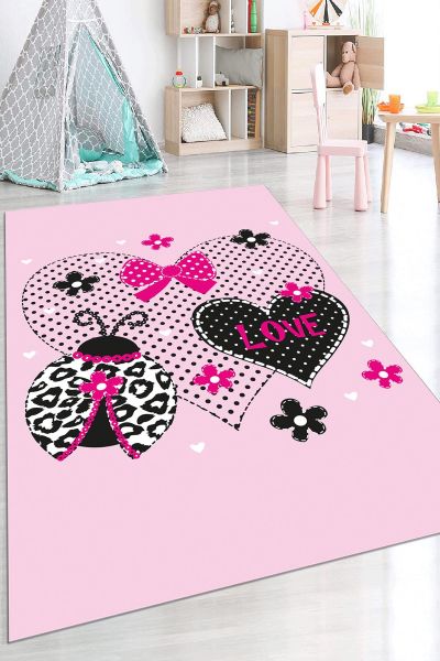 Birkilim Yıkanabilir Dekoratif Halı İpeksi Kaymaz Taban | MLN-IP-HP-617