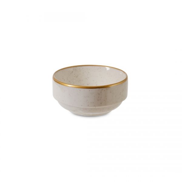 ORG.GOLD WHITE GRAN.8 CM JOKER BOWL 20040008 | IPEK-IPF001OG