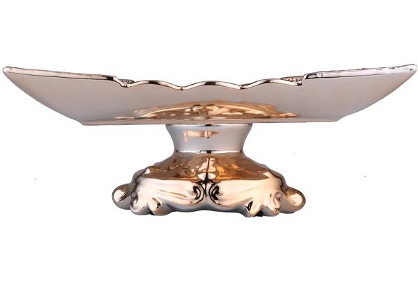 Almina Dekoratif Tabak | Altın & Siyah | Al-4731-b