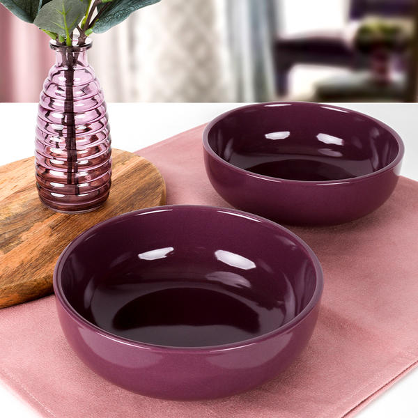 Kera Mor Salata Kasesi 18 Cm 2 Adet | Keramika