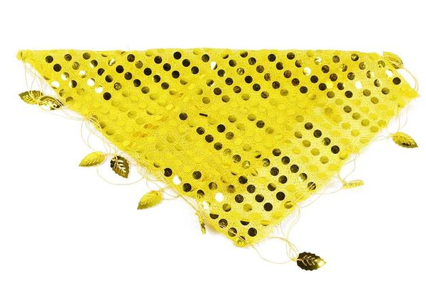 Dekonaz Halay Mendili Pullu Payeli 10 Adet | Sarı