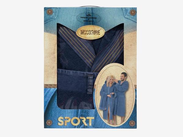 Denim Single-Person Bademantel Set