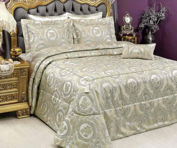 Vinaldi Viola Yatak Örtüsü Ekru | Vinaldi