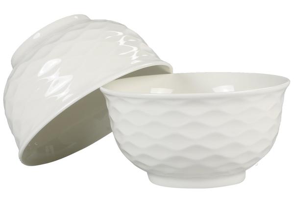 Bavary 6 Parça Porselen Çorba Kasesi Sabine | Beyaz | 6 Kişilik