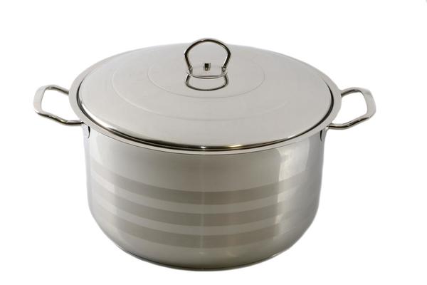 Almina 40 Liter Edelstahl Kochtopf | Silber | AL-2431