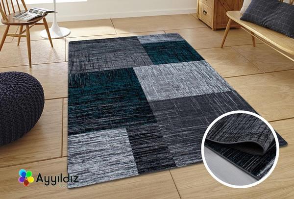 Ayıldız Plus Halı 100% PP Heatset 6mm 1400gr | Turkuaz | 8001Turkis