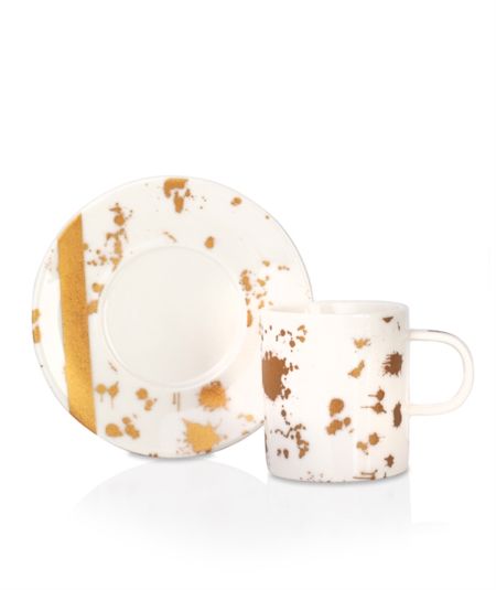 Porselen 6 Li Kahve Fincan Seti