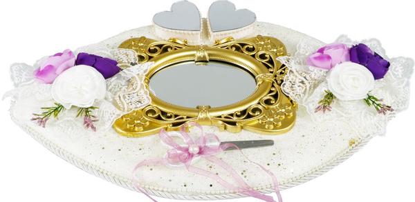 Prenses Söz Nişan Nikah Yüzük Tepsisi Seti | NSN-0010