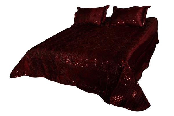 Lavella Maribel Yatak Örtü Takımı Kırmızı