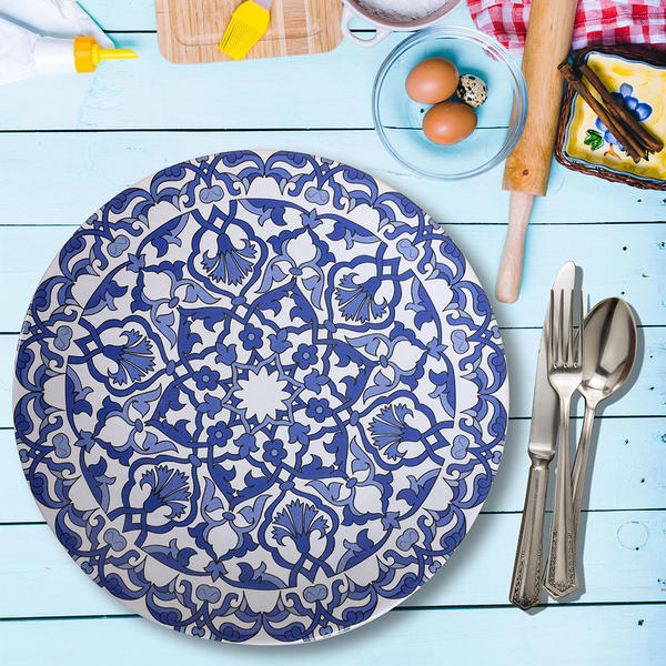 طبق تقديم عثماني 25 سم 6 قطع - 17667 | كيراميكا