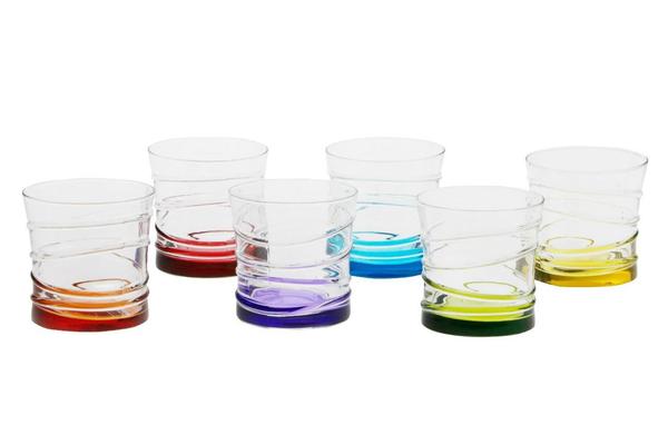 LAV Coral Ring 6 Parça Renkli Su Bardağı Seti | 320ml