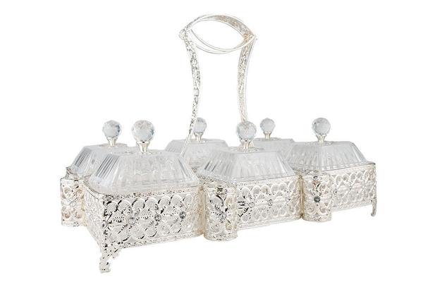 Bavary | Tepsili Kase Seti | 13 Parça | XL | Kulplu | By-yx-e0352-s