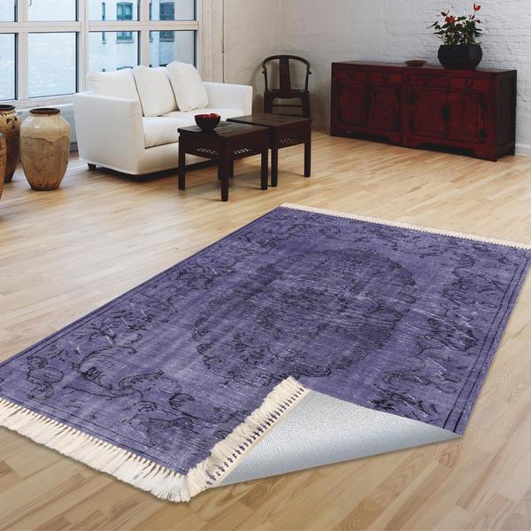 Milano Yıkanabilir Dekoratif Halı Kaymaz Taban | 8mm | MLN-DOT-HT148