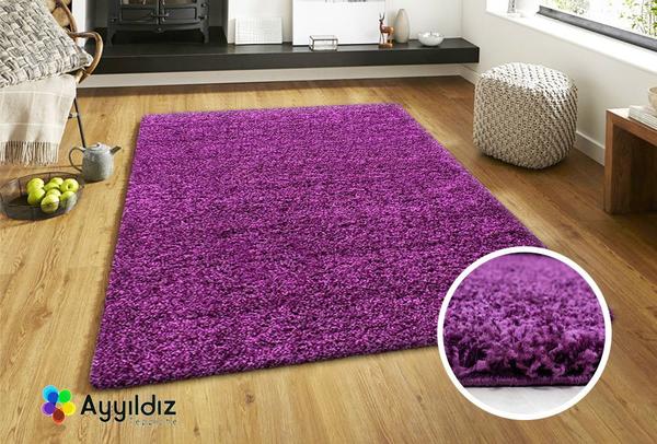 Ayyildiz Life Shaggy Halı 100% PP Shaggy 30mm 2000gr | Lila | 1500Lila