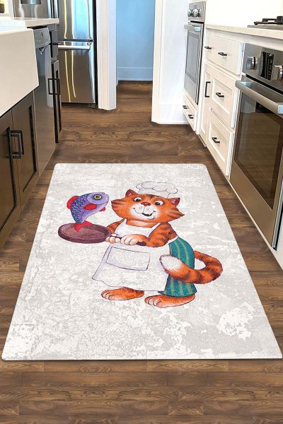 Birkilim Yıkanabilir Dekoratif Halı İpeksi Kaymaz Taban | MLN-IP-HM-560