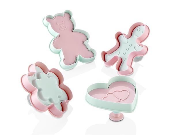 Bayev 4 Pcs Cookie Mold PD-3117 (4 Different Cookie Molds)