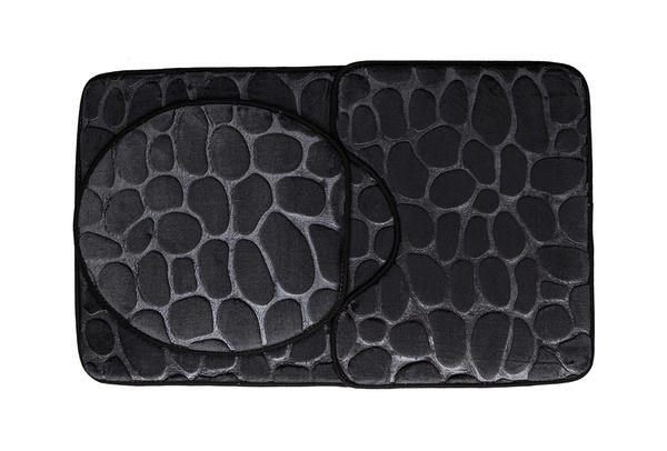 Dekonaz | 3'lü Paspas Seti | Siyah | Gp-0088