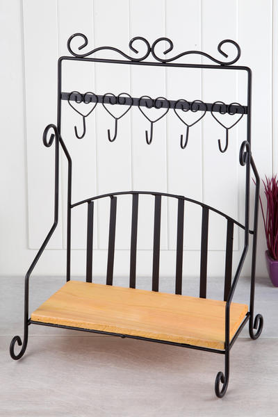 Ahşap Tabanlı Vintage Lüx Askılı Stand