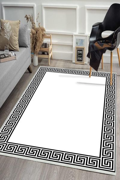 Birkilim Yıkanabilir Dekoratif Halı İpeksi Kaymaz Taban | MLN-IP-HS-423