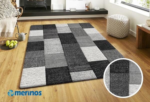 Merinos Belis Essence Çini Desenli Halı | Gri | 21830-95-Grey