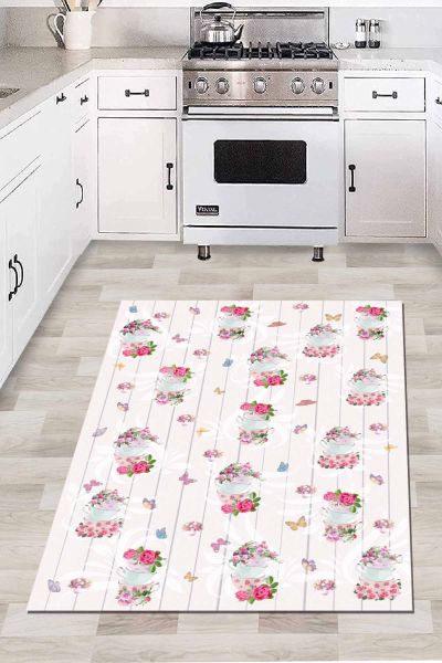 Birkilim Yıkanabilir İpeksi Kaymaz Taban Mutfak Halısı | MLN-IP-HT-302