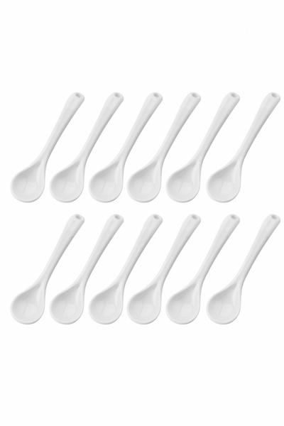 12 Adet Akrilik Baharat Kaşığı