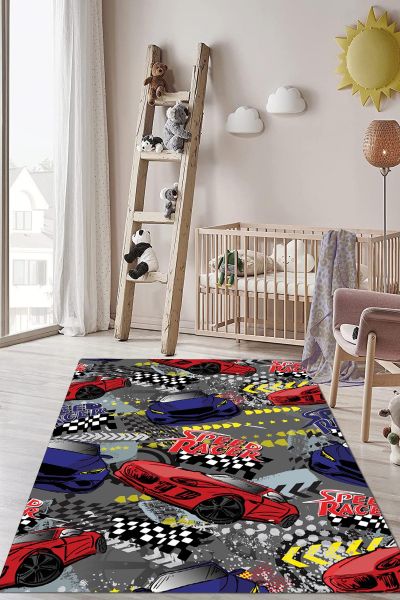 Birkilim Yıkanabilir Dekoratif Halı İpeksi Kaymaz Taban | MLN-IP-HP-695