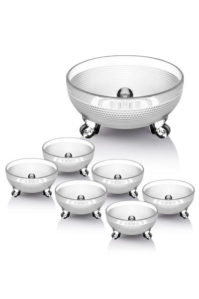 Kristal Glass 7 Piece Service & Presentation Set