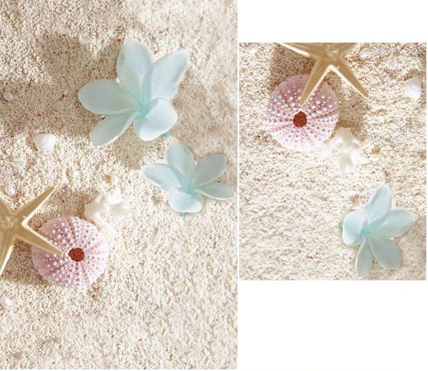 طقم بساط حمام سولي 2 مربع - البحر