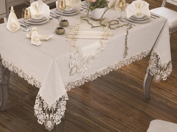 Beste Table Cloth 26 Piece Cream