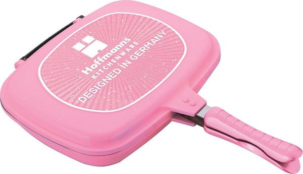 Hoffmanns Köşeli Çift Yönlü Tava Pembe