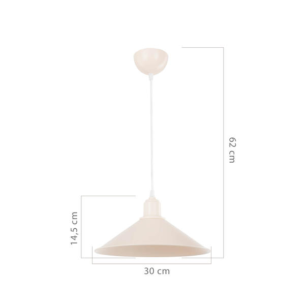 Große Maya Single Antique Pendelleuchte