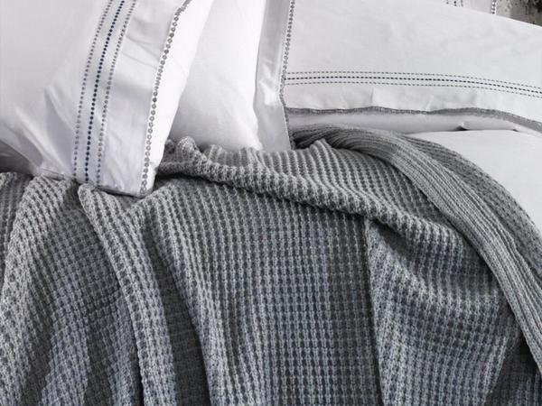 Ensemble de mariée brodé de luxe Lama 7 pièces gris