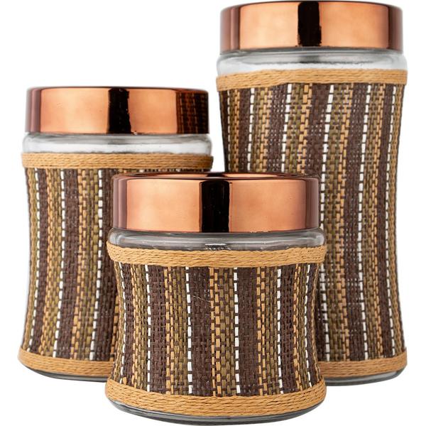 Vidrex | 3'lü Kavanoz Seti | Cam | 13A067B