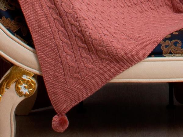 Trikot-Strickmuster Tomi TV-Decke getrocknete Rose