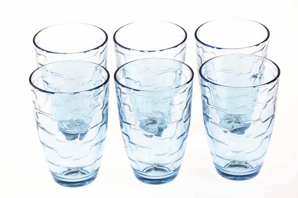 Paşabahçe Puzzle 6 Parça Su Bardağı Seti | Mavi | 280ml | 52386-Bl