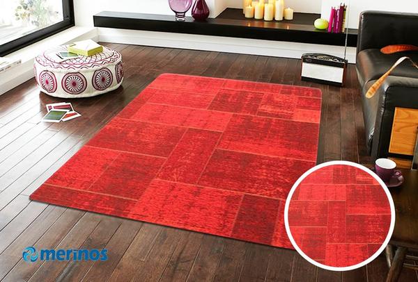 Merinos Marakesh Faided Halı | Kırmızı | 1003-10-Red