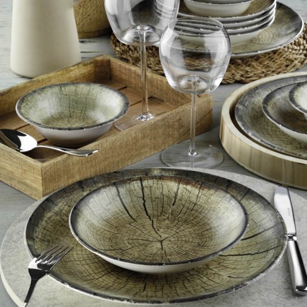 Kütahya Porselen Nano Krem 24 Parça Yemek Seti 894010