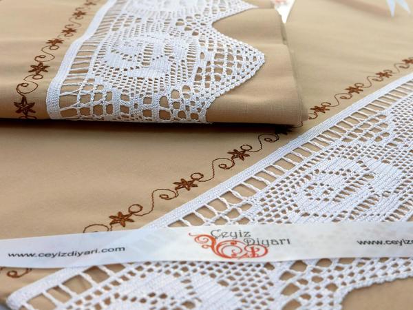 Puka Pico Bettbezug Set Cappucino