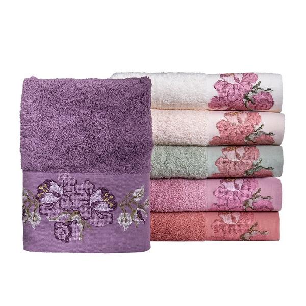 Minteks Cross-Stitch 50x90 Towel Dante Powder