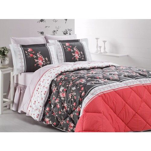 Clasy Ranforce Aruna v1 Antrasit Tek Kişilik Nevresim Takımı