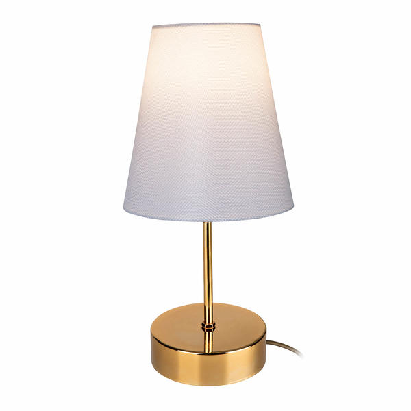 Estelya Abajur Gold Beyaz